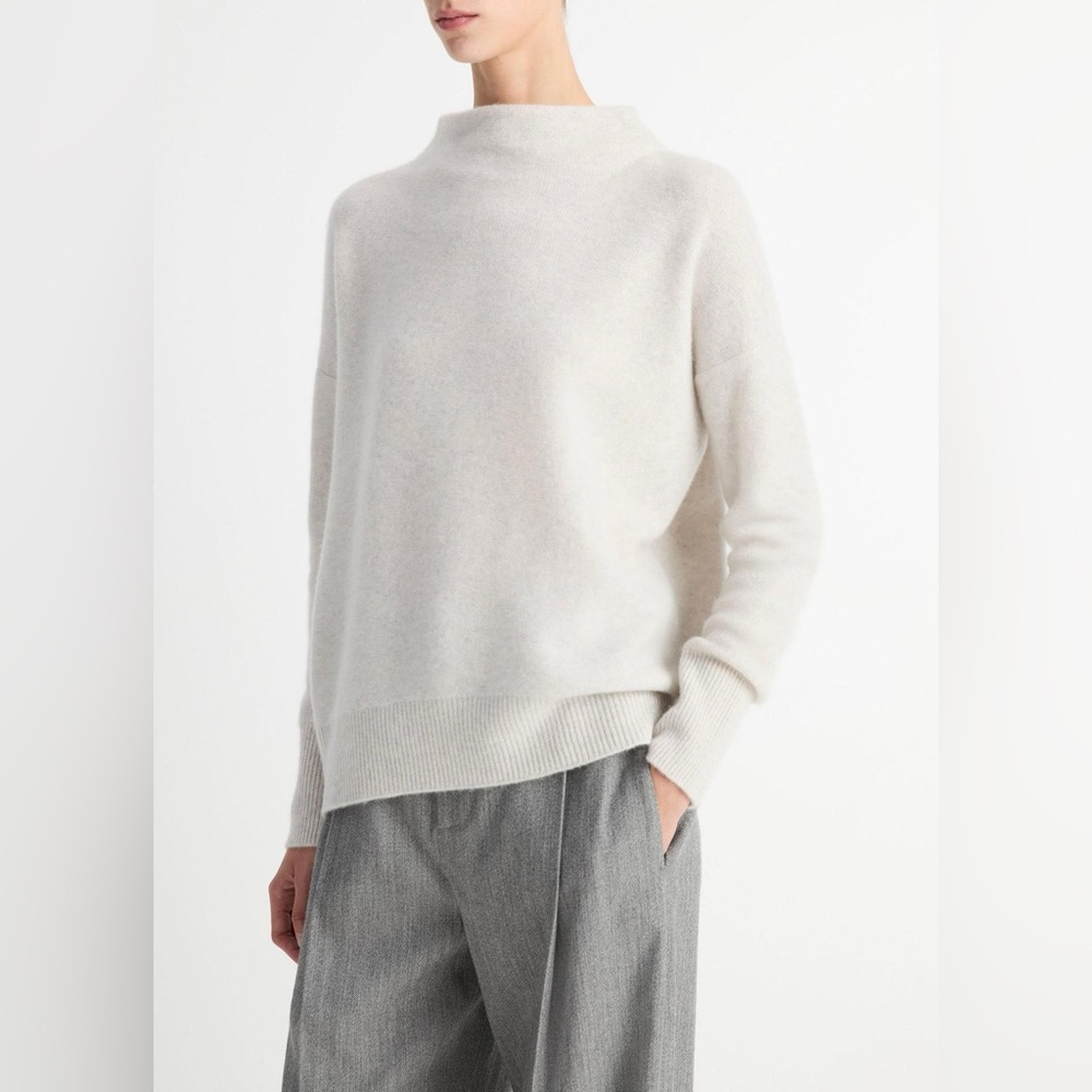 Vince Cashmere Funnel-Neck Sweater - Picture 6 of 13